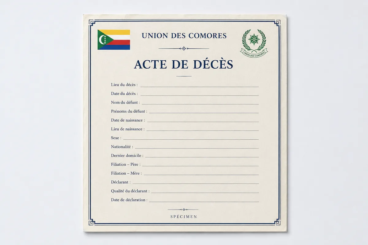 Acte de Décès
