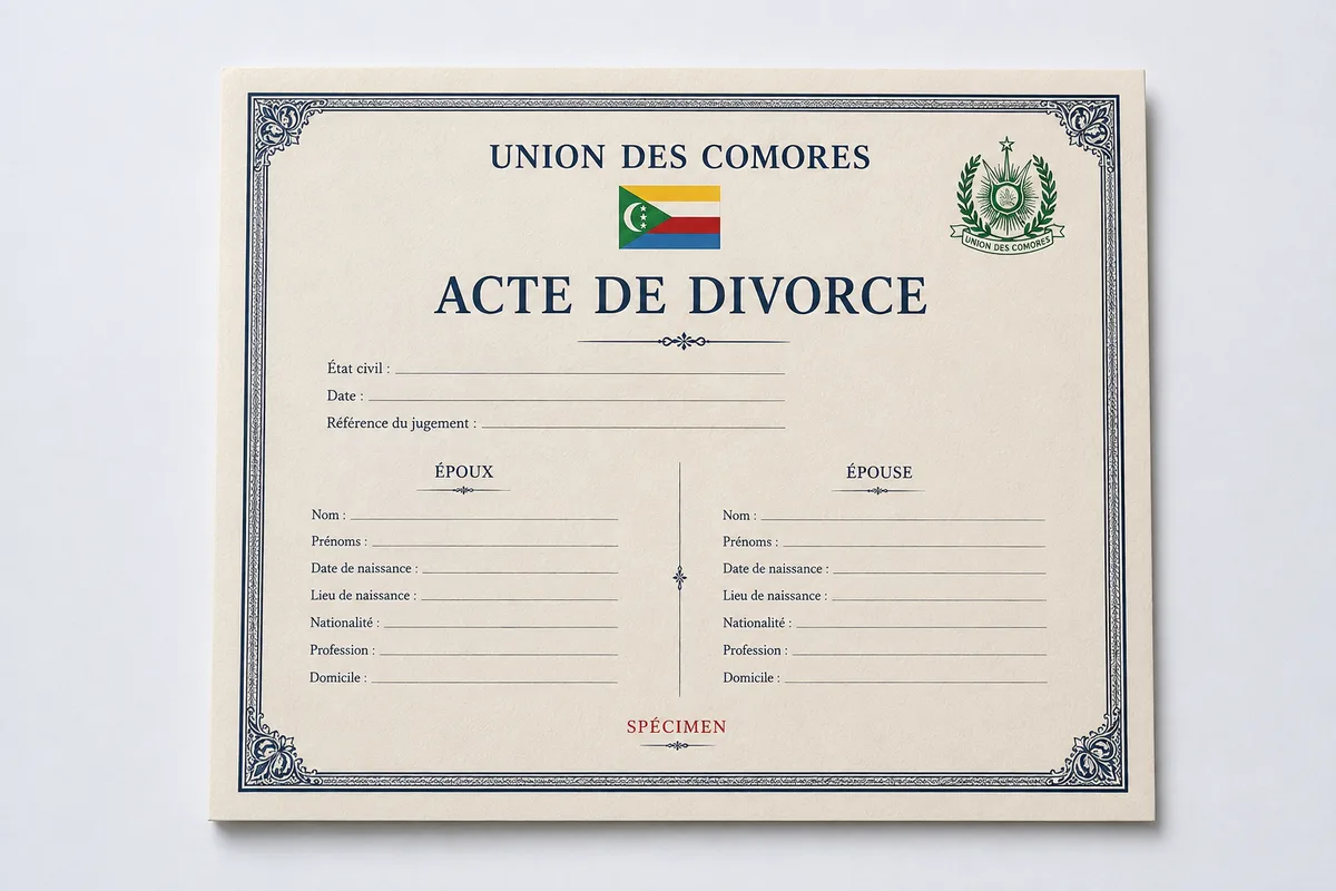 Acte de Divorce